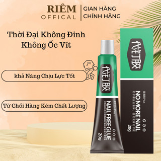 Keo Dán Tường Đa Năng Keo Siêu Dính Dán Tường Gỗ Thủy Tinh Chống Thấm Tuýt 20g 60g Tiện Lợi RIEM