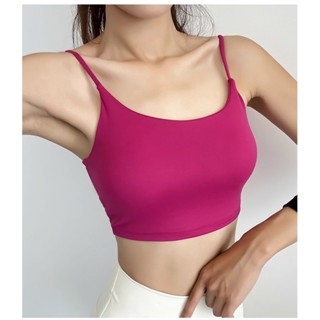 [ÁO] Bra FIRE - Áo Bra Thể Thao Sẵn Đệm Đúc Dày Dặn Cổ Vuông, Dây Đan - Chất Thun Lạnh Cao Cấp -BRUN