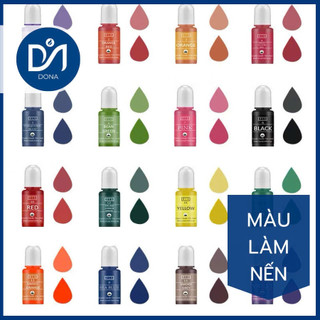 1 chai màu nước làm nến thơm nghệ thuật