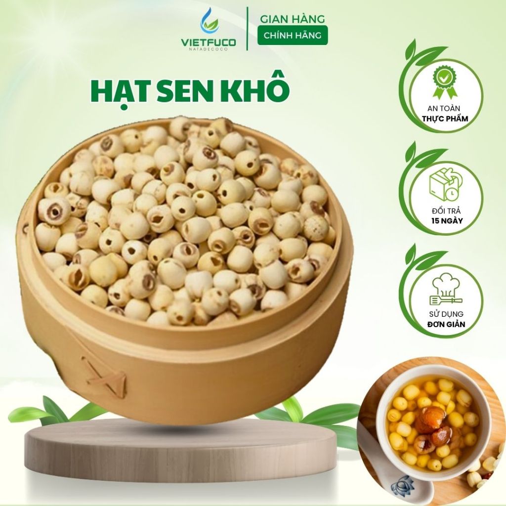 100g Hạt sen sấy khô