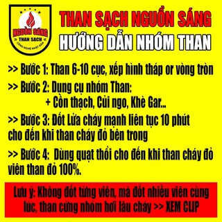 Than gáo dừa (5kg) loại phổ thông