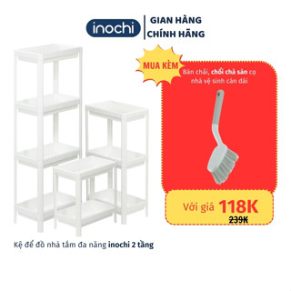 Kệ để đồ nhà tắm đa năng inochi 2,3,4 tầng, kệ nhựa đựng đồ trong nhà vệ sinh phòng tắm sạch sẽ tiện lợi