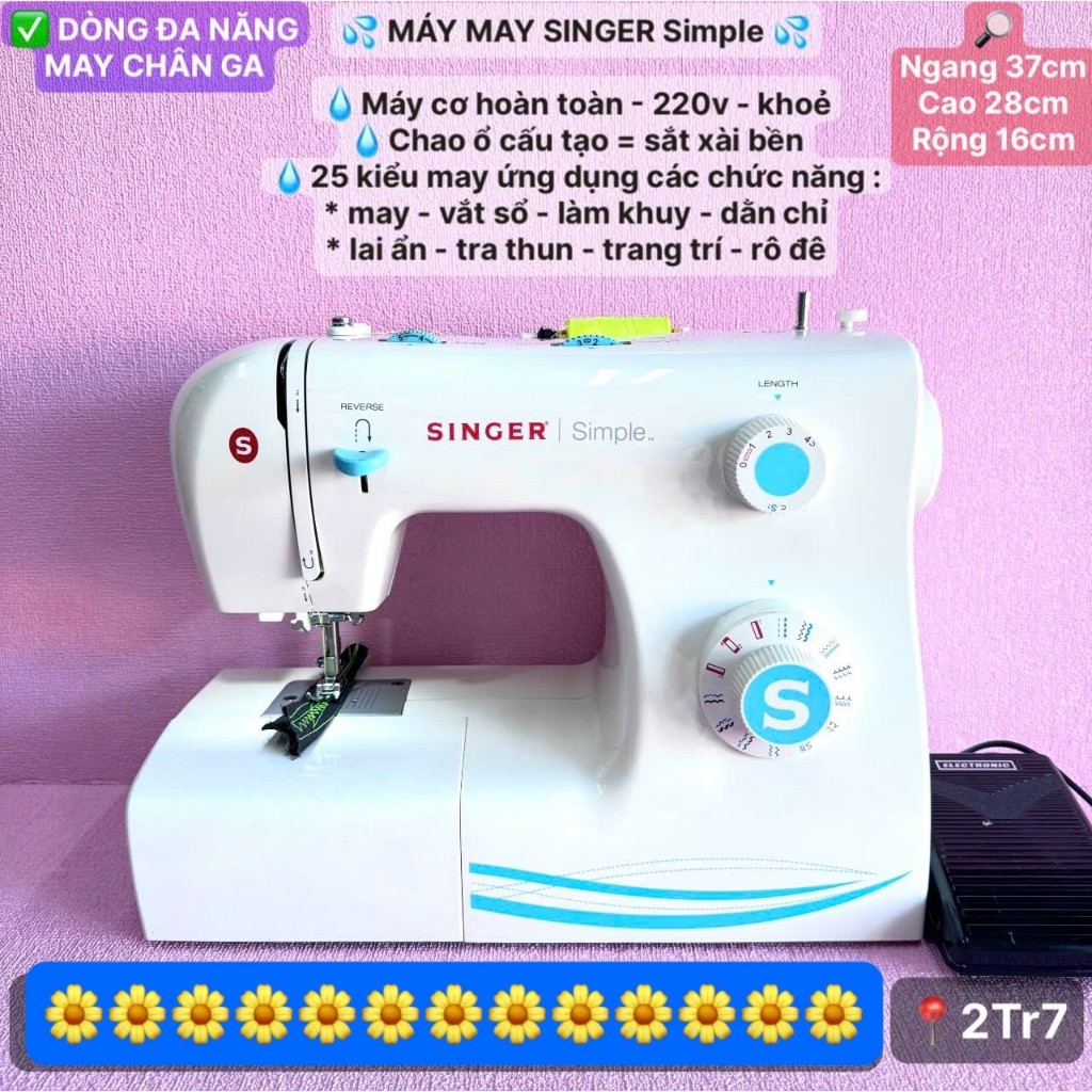 MÁY MAY SINGER ĐA NĂNG CỦA NHẬT