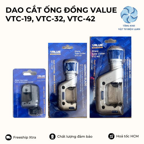 Dao cắt ống đồng Value VTC-19, VTC-32,VTC-42 [CHÍNH HÃNG] - Dao cắt Value - Dụng cụ cắt ống đồng