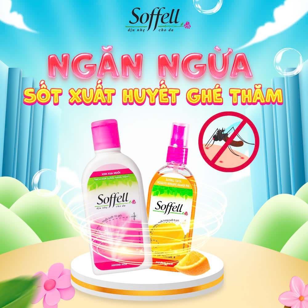 SOFFELL Đuổi Muỗi Chống Muỗi Đốt (Chai 60ml)