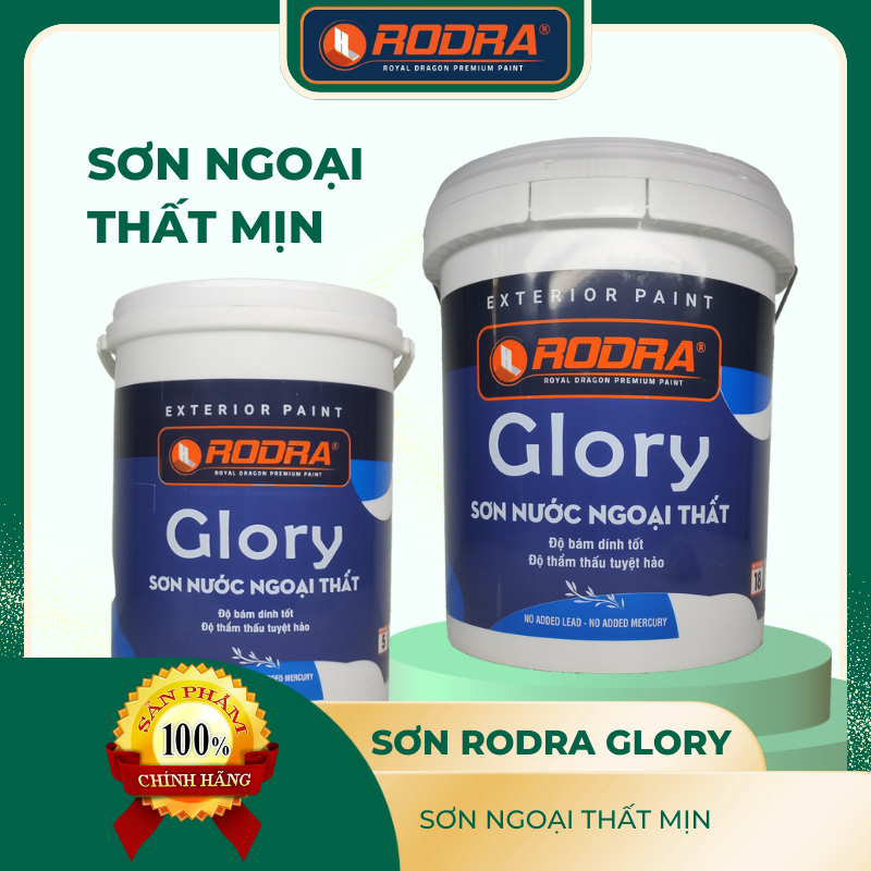 5 LÍT SƠN RODRA GLORY – SƠN NGOẠI THẤT RODRA GLORY