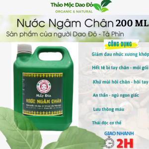 Nước Ngâm Chân Dao Dỏ Mẩy Đia Can 2000ml