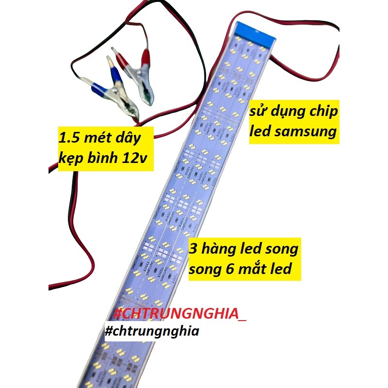 Đèn Led Kẹp Bình SamSung 12V Tiết kiệm điện 50cm 1 mét