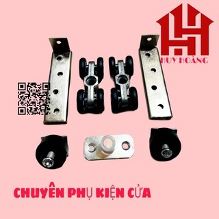Bộ Bánh Xe Lùa Treo Rẻ Không Kén Ray