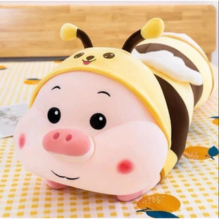 Gấu Bông Heo Ong YATABEAR Gấu Nằm Ôm Đáng Yêu Thú Nhồi Bông Cao Cấp Thú Bông Chất Vải Siêu Mịn An Toàn Với Trẻ
