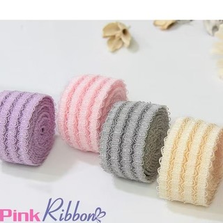 *Set 2M - Thun băng đô sọc Hàn Quốc dùng làm băng đô tóc, phụ kiện may mặc, viền chun áo/váy