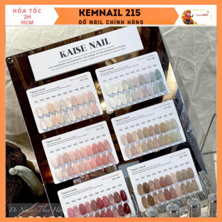 Set sơn gel thạch tông nude hồng siêu hot tặng kèm bảng màu lọ 15ml kaise jiao kemnail215