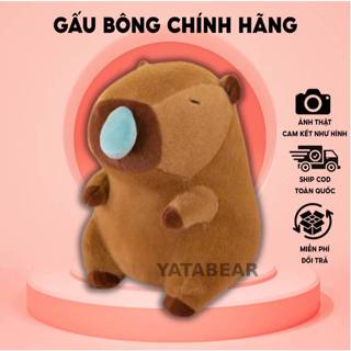 Gấu Bông Capybara Chảy Nước Mũi YATABEAR Quà Tặng Đồ Chơi Nhồi Bông Cao Cấp Chính Hãng