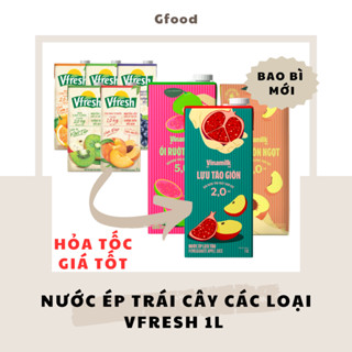 Vinamilk Vfresh Nước Ép Trái Cây 1L (Táo, Cam, Đào, Nho, Lựu Táo, Kiwi Táo, Cam Necta, Ổi) // HỎA TỐC GIÁ TỐT