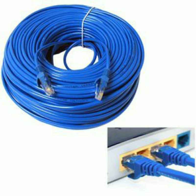 DÂY MẠNG CAT6  Bấm Sẵn 2 Đầu 5m,10m,15m, 20m ,25m,30m,35m,40m,45M,50m - dây mạng ngoài trời và cáp  