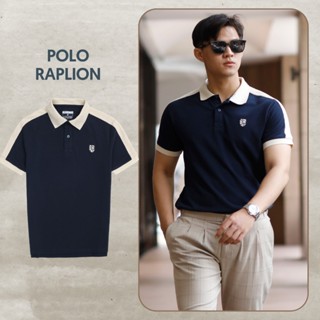 Áo thun polo nam Raplion vải Cotton Double Pique cao cấp, chuẩn form, năng động, thanh lịch - MANDINNI