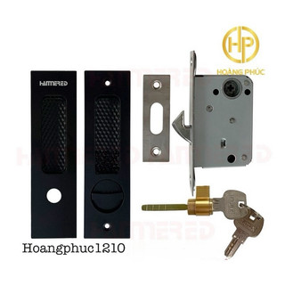 Khóa âm cửa lùa gỗ (tay vuông) cao cấp