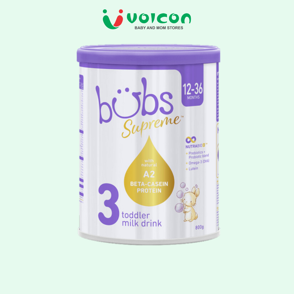 Sữa Bubs Supreme số 3 800g (12-36 tháng)