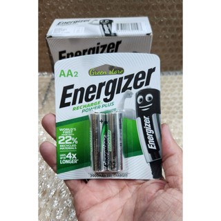 Vỉ 2 pin sạc AA 2000mAh 1.2V Energizer - Made in Japan