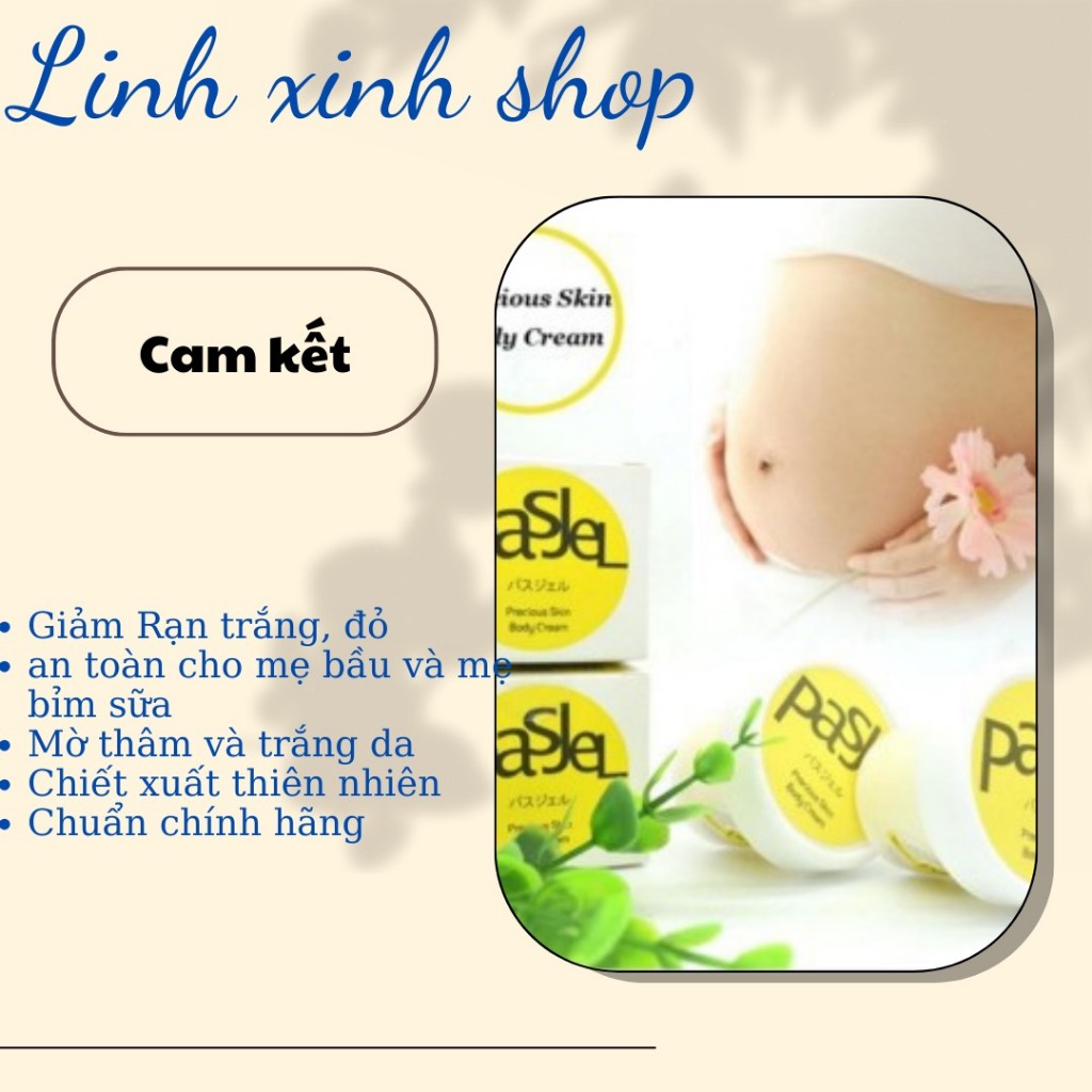 kem rạn da sau sinh Pasjel Thái Lan, mờ rạn, mờ sẹo hiệu quả nhất rạn da  trước và sau sinh và rạn tuỏi dậy