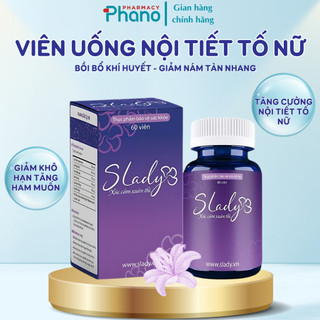 Viên Uống Nội Tiết Tố Nữ Slady CH Giảm Khô Hạn Cải Thiện Nội Tiết Sinh Lý Mất Ngủ Nám Tàn Nhang