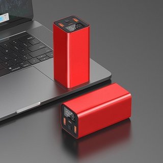 Sạc dự phòng vỏ nhôm sang trọng 65w 4 cell 21700 sạc nhanh cho laptop,Macbook điện thoại PD 65w 2 chiều