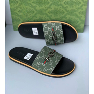 Hot trendDép GX Nam Nữ Quai Da Cao Cấp, Đế 2 Lớp Êm Chân Kim Loại Thời Trang Trẻ 2024 LittleStore