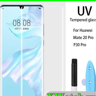 Cường lực UV Full màn cong Huawei Mate 20 Pro  P30 Pro Mate 40 Pro Mate 40 Pro+ P40 Pro+ P40 pro cảm ứng mượt