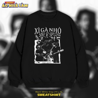 Áo Sweater Xi Gà Nhỏ Nam Nữ Trơn Nỉ Bông Cotton Unisex, Áo Khoác Hoodie Basic Form Rộng Oversize Trend Thu Đông Boy Phố