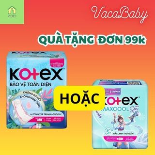 (QUÀ TẶNG KHÔNG BÁN) Quà tặng theo từng chương trình của đơn BVS Kotex