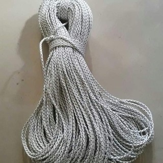 0.5-1kg (ký) dây dù size 2.5mm, 3mm, 4mm, 5mm, 6mm, 7mm, 8mm mè trắng đen,trắng xanh làm dây luồng, dây cột đồ, thủ công