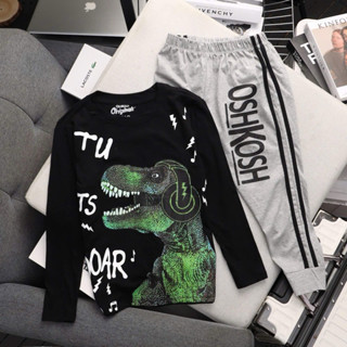 Đồ Bộ Thun cotton quần dài áo tay dài bé trai size 23kg...58kg