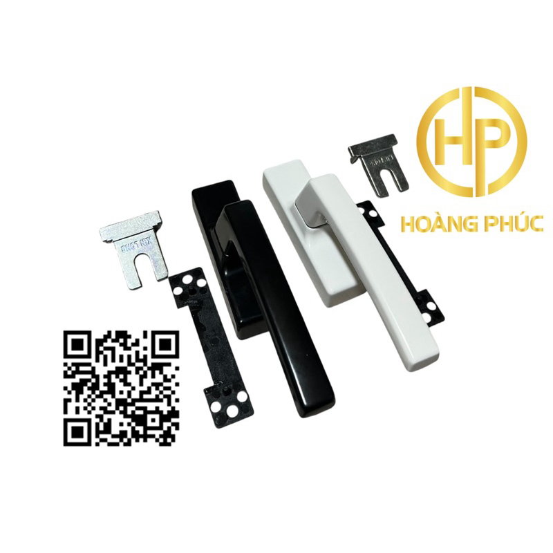 Tay khoá đa điểm cửa nhôm xingfa màu xám / sữa / đen hàng chính hãng KINLONG