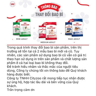 Hạt Royal Canin Cho giống chó nhỏ Mini Adult / Mini Puppy 8kg