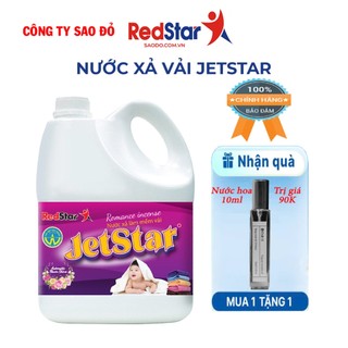 Nước Xả Vải JETSTAR 3,6L Công Nghệ Enzym Độc Quyền Làm Mềm Vải, Tăng Tuổi Thọ Quần Áo, An Toàn Cho Da Trẻ Em