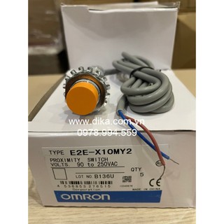 Cảm biến sắt từ phi 18 AC 2 dây NC model E2E-X10MY2