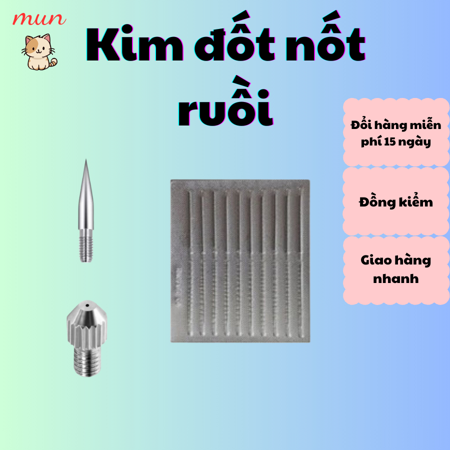 Kim đốt nốt ruồi, đầu lắp máy đốt nốt ruồi