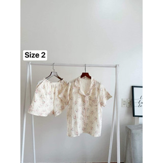 xô muslin-pijama đùi