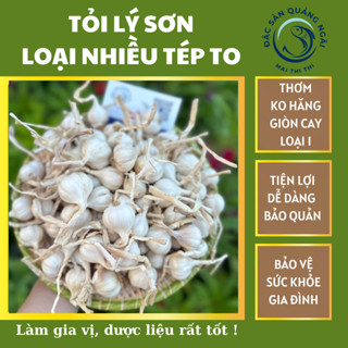 Tỏi Tép Lý Sơn xinh loại 1-  đã chọn lọc kỹ - Thương hiệu Đặc Sản Lý Sơn & Quảng Ngãi - Túi 1kg