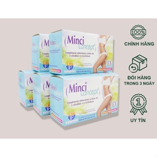Giảm cân Minci Concept (30 gói) tan mỡ bụng eo đùi cho phụ nữ an toàn, không mệt mỏi chính hãng Pháp