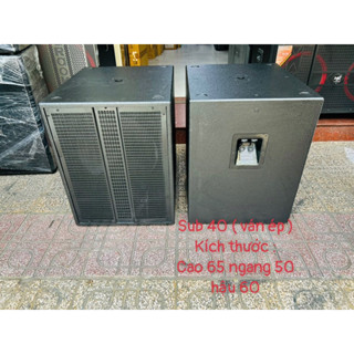 Loa sub hơi 40 thành phẩm và chỉ vỏ thùng ván ép 16li (giá 1 cái)