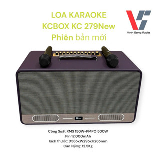 Loa Karaoke Xách Tay KCBOX 279 NEW - Bản nâng cấp mới