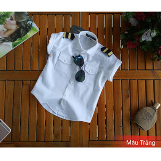 Áo sơ mi phi công cho cả bé trai bé gái