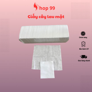 Khăn giấy lau mặt thẩm mỹ Spa, giấy cây đa năng 200 tờ