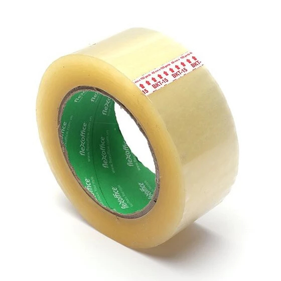 Băng keo trong Flexoffice FO-BKT15 - bề rộng 48mm, dài 150 Yard tương đương khoảng 137m