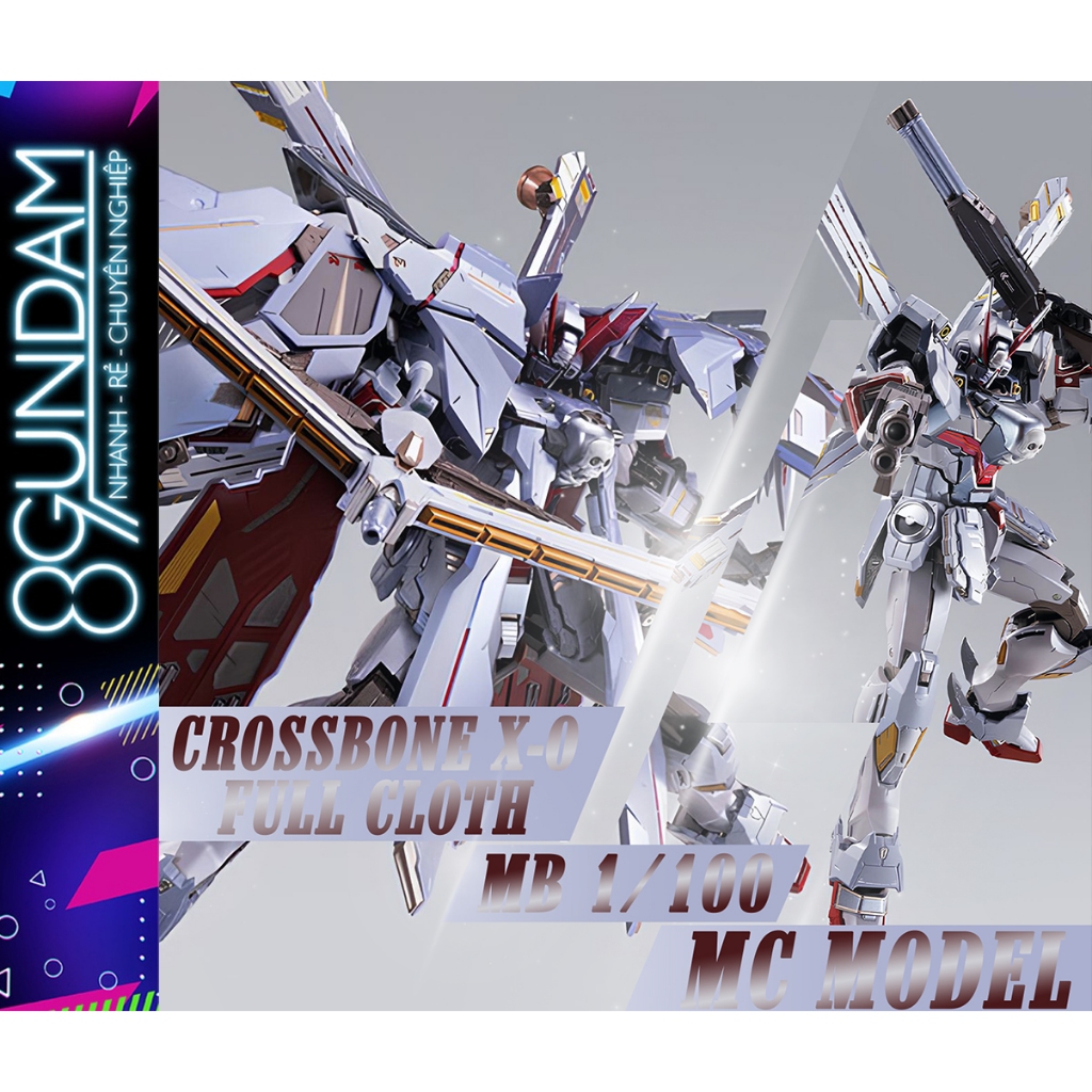 [CÓ SẴN] Mô Hình Metal Build MB 1/100 Crossbone X0 Full Cloth