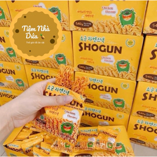 Sỉ thùng 30 gói mì ăn liền shogun, mì ăn liền trẻ em tẩm vị shogum gói 18g,mì ăn liền phô mai ăn vặt siêu ngon