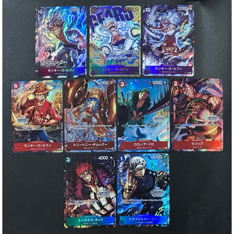 Thẻ Custom nhân vật One Piece với hiệu ứng hologram