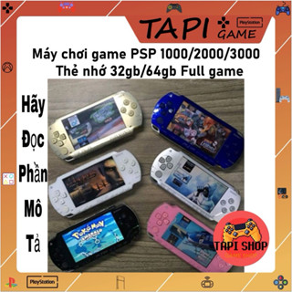 Máy chơi game PSP 1000/2000/3000 | Thẻ nhớ 32gb/64gb Full game