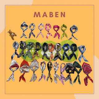 Khăn bandana thời trang nam mặc vest thanh lịch vải dày size 55x55cm - Maben